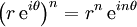 De Moivre's Formula for complex numbers