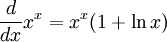 maths derivative of x at the x-th power formula (very important math formula for derivatives)