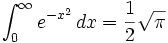 gaussian integral math